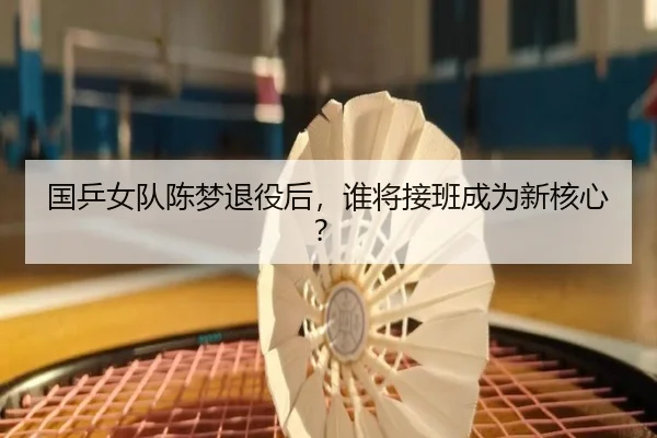 国乒女队陈梦退役后，谁将接班成为新核心？